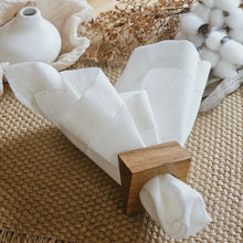 Load image into Gallery viewer, Triangular wooden napkin rings, boho napkin rings, bohemian napkin rings, natural napkin rings, handmade napkin rings, Eco-Friendly Napkin Rings, Fall Napkin Rings, dinner Table Rings, wedding napkin rings, Wedding Decoration, Party Wedding Set, party, classic table decor, Tabletop Decor, Ornament Table Setting, Napkin Ring Buckles, napkin decor, Holiday Napkin rings, Holiday Napkin holders, Dinner Table Decor, Decorative Serviette rings, Decoration for Wedding, classy table decor, party supplies