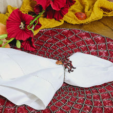 Load image into Gallery viewer, Octopus Napkin Rings, Red octopus Napkin Rings, Blue Octopus Napkin Holder, Nautical Napkin Rings, Wedding Napkin Rings, Beach Napkin rings, Tropical napkin rings, Holiday Napkin Rings, Decorative Serviette Rings, Holiday Napkin Holders, Napkin Ring Buckles