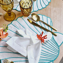 Load image into Gallery viewer, Orange Coral Napkin Rings,Marine Napkin Rings, Beach Napkin Rings, Tropical Napkin Rings, Beaded Coral Napkin Rings, Handmade Napkin Rings, Handmade Beaded Napkin Rings, Orange Handmade Napkin Rings, Wedding, Kim Seybert, Kim Seybert napkin rings, Kim Seybert beaded napkin rings, Kim Seybert table decoration, Kim Seybert table escape