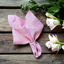 Load image into Gallery viewer, Pink Linen Napkins, Baby Pink Napkins, Pink Napkins, Linen Napkins, Handmade Napkins, Wedding Napkins, Valentine's Day napkins, Luxury linen napkins, Dinner Napkins, Dining napkins, cloth napkins, Napkins, Napkins Set, Table Napkins, Spring linen napkins, party napkins, Flax napkins