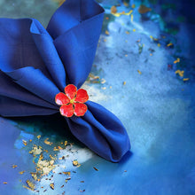 Load image into Gallery viewer, Plum Blossom Napkin Rings (6pcs/set)