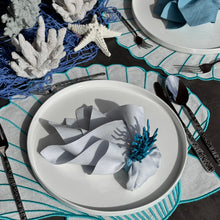 Load image into Gallery viewer, Aqua Teal Coral Napkin Rings, Coral Napkin Rings, Handmade Napkin Rings, Beach Napkin Rings, Tropical Napkin Rings, Nautical Napkin Rings, Beach Napkin Rings, turquoise coral napkin rings, coral,Wedding Decoration, tropical table decor, tropical napkin rings, Tabletop Decor, Party Wedding Set, party, Ornament Table Setting, Napkin Rings Wholesale, Napkin Ring Buckles, napkin decor, coral napkin rings, beach set up, beach decoration, coastal decor