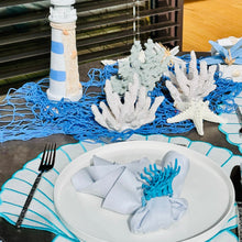 Load image into Gallery viewer, Aqua Teal Coral Napkin Rings, Coral Napkin Rings, Handmade Napkin Rings, Beach Napkin Rings, Tropical Napkin Rings, Nautical Napkin Rings, Beach Napkin Rings, turquoise coral napkin rings, coral,Wedding Decoration, tropical table decor, tropical napkin rings, Tabletop Decor, Party Wedding Set, party, Ornament Table Setting, Napkin Rings Wholesale, Napkin Ring Buckles, napkin decor, coral napkin rings, beach set up, beach decoration, coastal decor