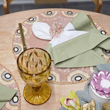 Load image into Gallery viewer, Blush Beaded Placemats, Pink Blush Beaded Placemats, Pink Placemats, Spring Placemats, elegant Placemats, Beaded Placemats, Handmade Placemats, Spring Theme, Spring Table Mats, Kim Seybert , Kim Seybert placemats, dining table mats, table setting, table decor