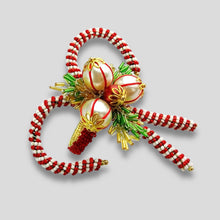 Load image into Gallery viewer, Candy Cane Napkin Rings, Christmas Napkin Rings, Holiday Table Decor, Festive Dining Accessories, Red and White Napkin Rings, Christmas Dinnerware , Holiday Table Settings, Decorative Candy Cane Items, Seasonal Napkin Holders, Yuletide Table Decoration, Striped Christmas Napkin Rings, Sweet Christmas Décor, Peppermint Theme Accessories, Winter Holiday Essentials, Festive Serveware Accents, Handmade Candy Cane Decaorations, Holiday Napkin Holders