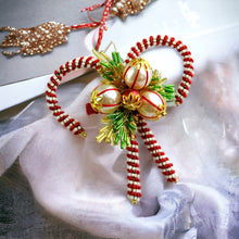 Load image into Gallery viewer, Candy Cane Napkin Rings, Christmas Napkin Rings, Holiday Table Decor, Festive Dining Accessories, Red and White Napkin Rings, Christmas Dinnerware , Holiday Table Settings, Decorative Candy Cane Items, Seasonal Napkin Holders, Yuletide Table Decoration, Striped Christmas Napkin Rings, Sweet Christmas Décor, Peppermint Theme Accessories, Winter Holiday Essentials, Festive Serveware Accents, Handmade Candy Cane Decaorations, Holiday Napkin Holders