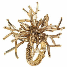 Load image into Gallery viewer, Gold Lego Napkin Rings, Gold Beaded Napkin rings, Gold Napkin Rings, Wedding Napkin Rings, Holiday Napkin Rings, Decorative Serviette Rings, Holiday Napkin Holders, Napkin Ring Buckles, Wedding Decorations, Decorations for Weddings, Dinner Table Rings, Dinner Table Decor, Halloween, Thanksgiving, Banquet, Party, Wedding