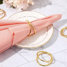 Load image into Gallery viewer, Shiny Gold Spiral Napkin Rings, Metal Spiral Napkin Rings, Gold Napkin Rings, Wedding Napkin Rings, Holiday Napkin Rings, Decorative Serviette Rings, Holiday Napkin Holders, Napkin Ring Buckles, Wedding Decorations, Decorations for Weddings, Dinner Table Rings, Dinner Table Decor, Halloween, Thanksgiving, Banquet, Party, Wedding