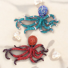 Load image into Gallery viewer, Octopus Napkin Rings, Red octopus Napkin Rings, Blue Octopus Napkin Holder, Nautical Napkin Rings, Wedding Napkin Rings, Beach Napkin rings, Tropical napkin rings, Holiday Napkin Rings, Decorative Serviette Rings, Holiday Napkin Holders, Napkin Ring Buckles
