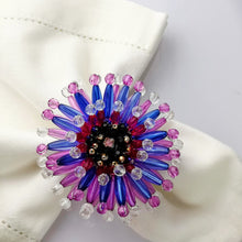 Load image into Gallery viewer, Colorful Gerbera Napkin Rings, Flower Napkin Rings, Gerbera Napkin Rings, Floral Napkin Rings, Colorful Napkin Rings, Tropical Flowers, Tropical napkin Rings, Spring Flowers Napkin Rings, Easter napkin Rings, Wedding Napkin Rings