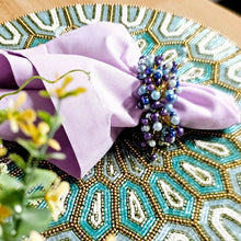 Load image into Gallery viewer, Lavanda Cotton Napkins, Lavanda Napkins, Purple Napkins, Purple Wedding Napkins, Cotton Napkins, Dinner Napkins, Handmade Napkins, Wedding Napkins