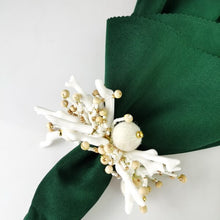 Load image into Gallery viewer, Colourful Coral Napkin Rings (4pcs/set)