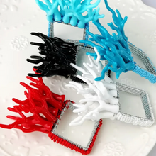Load image into Gallery viewer, Wedding Decoration, red coral napkin rings, tropical table decor, tropical napkin rings, Tabletop Decor, Party Wedding Set, party, Ornament Table Setting, Napkin Rings Wholesale, Napkin Ring Buckles, napkin decor, Holiday Napkin Ring, Holiday Napkin Holder, Dinner Table Rings, Dinner Table Decor, Decorative Serviette Ring, Decoration for Wedding, coral napkin rings, coral, colorful napkin rings, beach table decor, beach set up, beach napkin rings, beach decoration, nautical napkin rings, coastal decor
