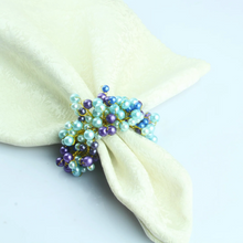 Load image into Gallery viewer, Barbie Napkin Rings, Turquoise Pearl Napkin Rings, Pearl Napkin Rings, Pink Beaded Napkin Rings, Turquoise Napkin Rings, Baby Shower Napkin Rings, Wedding Napkin Rings, Handmade Napkin Rings,Wedding Decoration, Tabletop Decor, Party Wedding Set, party, Ornament Table Setting, Napkin Rings Wholesale, Napkin Ring Buckles, napkin decor, Holiday Napkin Ring, Holiday Napkin Holder, Dinner Table Rings, Dinner Table Decor, Decorative Serviette Ring, Decoration for Wedding, colorful napkin rings