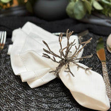 Load image into Gallery viewer, Silver Lego Napkin Rings, Silver Beaded Napkin rings, Silver Napkin Rings, Wedding Napkin Rings, Holiday Napkin Rings, Decorative Serviette Rings, Holiday Napkin Holders, Napkin Ring Buckles, Wedding Decorations, Decorations for Weddings, Dinner Table Rings, Dinner Table Decor, Halloween, Thanksgiving, Banquet, Party, Wedding