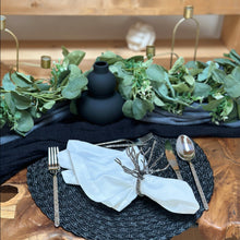 Load image into Gallery viewer, Silver Lego Napkin Rings, Silver Beaded Napkin rings, Silver Napkin Rings, Wedding Napkin Rings, Holiday Napkin Rings, Decorative Serviette Rings, Holiday Napkin Holders, Napkin Ring Buckles, Wedding Decorations, Decorations for Weddings, Dinner Table Rings, Dinner Table Decor, Halloween, Thanksgiving, Banquet, Party, Wedding