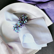 Load image into Gallery viewer, Light Blue Linen Napkins, Light Blue Napkins, Blue Wedding Napkins, Linen Napkins, Dinner Napkins, Handmade Napkins, Wedding Napkins, Valentine's Day napkins, Luxury linen napkins, Dining napkins, cloth napkins, Napkins, Napkins Set, Table Napkins, Spring linen napkins, party napkins, Flax napkins