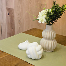 Load image into Gallery viewer, Sage Green Linen Table Runner, Sage Green Table Runner, Sage Green Wedding Table Runner, Linen Table Runner, Sage Green Rustic Table Runner, Farmhouse Table Runner, Dinner Table Runner, Handmade Table Runner, Wedding Table Runner, Valentine's Day Table Runner, Luxury linen Table Runner, Dining Table Runner, cloth Table Runner, Table Runner, Spring linen Table Runner, party Table Runner, Flax Table Runner
