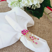 Load image into Gallery viewer, Pink Jellyfish Napkin Ring, Jellyfish Napkin Rings, Jellyfish Napkin Holder, Nautical Napkin Rings, Beach Napkin rings, Tropical napkin rings, Wedding Napkin Rings, Holiday Napkin Rings, Decorative Serviette Rings, Holiday Napkin Holders, Napkin Ring Buckles, Wedding Decorations, Decorations for Weddings, Dinner Table Rings, Dinner Table Decor, Banquet, Party, Wedding