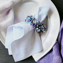 Load image into Gallery viewer, Barbie Napkin Rings, Turquoise Pearl Napkin Rings, Pearl Napkin Rings, Pink Beaded Napkin Rings, Turquoise Napkin Rings, Baby Shower Napkin Rings, Wedding Napkin Rings, Handmade Napkin Rings,Wedding Decoration, Tabletop Decor, Party Wedding Set, party, Ornament Table Setting, Napkin Rings Wholesale, Napkin Ring Buckles, napkin decor, Holiday Napkin Ring, Holiday Napkin Holder, Dinner Table Rings, Dinner Table Decor, Decorative Serviette Ring, Decoration for Wedding, colorful napkin rings