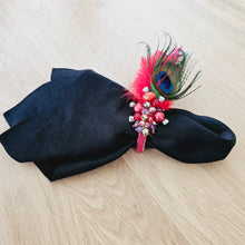 Load image into Gallery viewer, Masquerade Feather Napkin Rings, Feather Napkin Rings, Venetian Feather Napkin Rings, Peacock Feather Napkin Rings, Peacock Napkin Rings, Turquoise Napkin Rings, Wedding Napkin Rings, Baby Shower Napkin Rings,  Handmade Napkin Rings,Wedding Decoration, Tabletop Decor, Party Wedding Set, party, Ornament Table Setting, Napkin Rings Wholesale, Napkin Ring Buckles, napkin decor, Holiday Napkin Ring, Holiday Napkin Holder, Dinner Table Rings, Dinner Table Decor, Decorative Serviette Ring, colorful napkin rings
