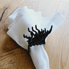 Load image into Gallery viewer, Black Coral Napkin Rings, Coral Napkin Rings, Beach Napkin Rings, Tropical Napkin Rings, Nautical Napkin Rings, Handmade Napkin Rings, coral, Wedding Decoration, tropical table decor, tropical napkin rings, Tabletop Decor, Party Wedding Set, party, Ornament Table Setting, Napkin Rings Wholesale, Napkin Ring Buckles, napkin decor, Holiday Napkin Ring, Holiday Napkin Holder, Dinner Table Decor, coral napkin rings, beach table decor, beach set up, beach decoration, coastal decor