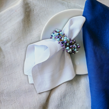 Load image into Gallery viewer, Light Blue Linen Napkins, Light Blue Napkins, Blue Wedding Napkins, Linen Napkins, Dinner Napkins, Handmade Napkins, Wedding Napkins, Valentine's Day napkins, Luxury linen napkins, Dining napkins, cloth napkins, Napkins, Napkins Set, Table Napkins, Spring linen napkins, party napkins, Flax napkins