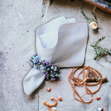 Load image into Gallery viewer, Light Blue Linen Napkins, Light Blue Napkins, Blue Wedding Napkins, Linen Napkins, Dinner Napkins, Handmade Napkins, Wedding Napkins, Valentine's Day napkins, Luxury linen napkins, Dining napkins, cloth napkins, Napkins, Napkins Set, Table Napkins, Spring linen napkins, party napkins, Flax napkins