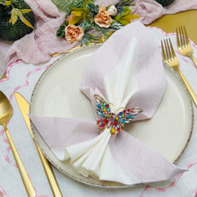 Load image into Gallery viewer, Pink Linen Napkins, Baby Pink Napkins, Pink Napkins, Linen Napkins, Handmade Napkins, Wedding Napkins, Valentine's Day napkins, Luxury linen napkins, Dinner Napkins, Dining napkins, cloth napkins, Napkins, Napkins Set, Table Napkins, Spring linen napkins, party napkins, Flax napkins
