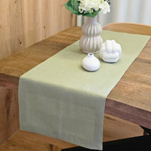 Load image into Gallery viewer, Sage Green Linen Table Runner, Sage Green Table Runner, Sage Green Wedding Table Runner, Linen Table Runner, Sage Green Rustic Table Runner, Farmhouse Table Runner, Dinner Table Runner, Handmade Table Runner, Wedding Table Runner, Valentine's Day Table Runner, Luxury linen Table Runner, Dining Table Runner, cloth Table Runner, Table Runner, Spring linen Table Runner, party Table Runner, Flax Table Runner