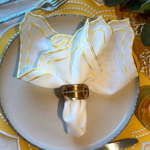 Load image into Gallery viewer, Acrylic napkin rings, gold acrylic napkin rings, gold napkin rings, crystal napkin rings, handmade napkin rings, colorful napkin rings, gold crystal napkin rings, Dinner Table Rings, wedding napkin rings, Wedding Decoration, Party Wedding Set, party, classic table decor, Tabletop Decor, Ornament Table Setting, Napkin Ring Buckles, napkin decor, Holiday Napkin Ring, Holiday Napkin Holder, Dinner Table Decor, Decorative Serviette Ring, Decoration for Wedding, classy table decor