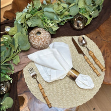 Load image into Gallery viewer, Buffalo horn napkin rings, buffalo horn, buffalo horn made, natural napkin rings, handmade napkin rings boho napkin rings, bohemian napkin rings, Dinner Table Rings, wedding napkin rings, Wedding Decoration, Party Wedding Set, party, classic table decor, Tabletop Decor, Ornament Table Setting, Napkin Ring Buckles, napkin decor, Holiday Napkin Ring, Holiday Napkin Holder, Dinner Table Decor, Decorative Serviette Ring, Decoration for Wedding, classy table decor