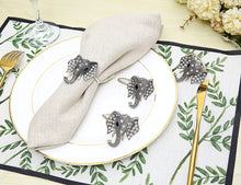Load image into Gallery viewer, Elephant Napkin Rings (4pcs/set)