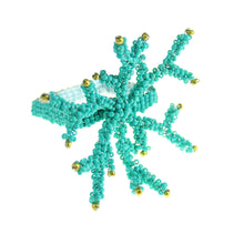 Load image into Gallery viewer, Decorative Serviette Ring Decoration for Wedding Crystal Napkin Rings Crystal Napkin Holders Crystal clear napkin rings corals coral napkin rings coral colorful napkin rings Christmas Decorations beach table decor beach set up beach napkin rings Beach Napkin Holders beach decoration Banquet acrylic napkin rings