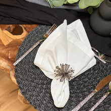 Load image into Gallery viewer, Silver napkin rings, spider napkin rings, silver sparkle napkin rings, silver arrows napkin rings, handmade napkin rings, colorful napkin rings, silver beads napkin rings, Dinner Table Rings, wedding napkin rings, Wedding Decoration, Party Wedding Set, party, classic table decor, Tabletop Decor, Ornament Table Setting, Napkin Ring Buckles, napkin decor, Holiday Napkin Ring, Holiday Napkin Holder, Dinner Table Decor, Decorative Serviette Ring, Decoration for Wedding, classy table decor