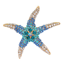 Load image into Gallery viewer, Blue Starfish Napkin Ring, Starfish Napkin Rings, Starfish Napkin Holder, Nautical Napkin Rings, Wedding Napkin Rings, Holiday Napkin Rings, Decorative Serviette Rings, Holiday Napkin Holders, Napkin Ring Buckles, Wedding Decorations, Decorations for Weddings, Dinner Table Rings, Dinner Table Decor, Banquet, Party, Wedding