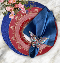 Load image into Gallery viewer, Colorful Butterfly Napkin Rings (4pcs/set)