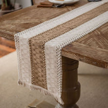 Load image into Gallery viewer, Woven Hemp Rope Table Runner