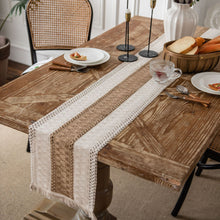 Load image into Gallery viewer, Woven Hemp Rope Table Runner
