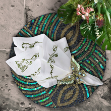 Load image into Gallery viewer, Green Butterfly Napkin Rings (4pcs/set)