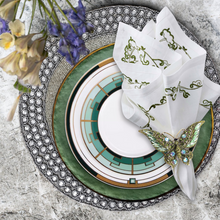 Load image into Gallery viewer, Green Butterfly Napkin Rings (4pcs/set)