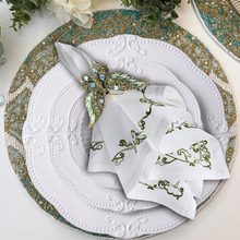 Load image into Gallery viewer, Green Butterfly Napkin Rings (4pcs/set)
