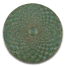 Load image into Gallery viewer, 
Green Beaded Placemats, Spring Placemats, Floral Placemats, Beaded Placemats, Handmade Placemats, Colorful Beaded Placemats, Colorful Placemats,  Spring Theme, Spring Table Mats, Kim Seybert, Kim Seybert placemats, Kim Seybert beaded placemats, Kim Seybert table decoration, Kim Seybert table escape, dining table mats, table setting, table decor