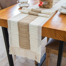 Load image into Gallery viewer, Woven Hemp Rope Table Runner