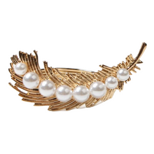 Load image into Gallery viewer, Feather Napkin Rings (4pcs/set)