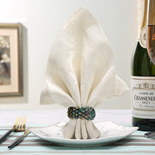 Load image into Gallery viewer, Peacock Napkin Rings (4pcs/set)