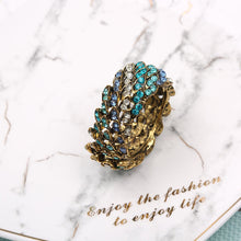Load image into Gallery viewer, Peacock Napkin Rings (12 pcs/set)
