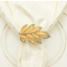 Load image into Gallery viewer, Leaf Napkin Rings (6pcs/set)
