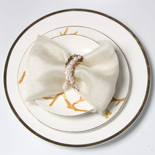 Load image into Gallery viewer, Feather Napkin Rings (4pcs/set)