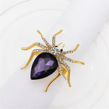 Load image into Gallery viewer, Spider Napkin Rings (4pcs/set)